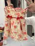 优奇女童连衣裙夏季婴儿衣服公主裙小女孩抓周岁女宝宝礼服夏季中国风 实拍图