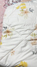 LOVOA类 抗菌防螨纤维被四季春秋被子 2.8斤 150*215cm 橘色学生宿舍 实拍图
