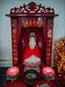 洛滑观音菩萨佛像陶瓷摆件家用观世音菩萨佛像 14寸白玉观音【单尊】 实拍图