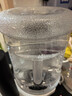拜杰纯净水桶 食品级PC矿泉水桶透明手提式水桶茶水桶 大容量水桶黑盖7.5L 实拍图