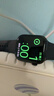 Apple/苹果 Watch S11 智能手表GPS+蜂窝款42毫米亮黑色铝金属表壳黑色运动型表带S/M MF924CH/B 实拍图