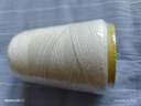 若轩缝被子线白棉线老式手工家用手缝针线大卷缝衣线粗线缝纫机线 大卷棉线 米白色 1个 实拍图