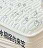 洁丽雅（Grace）A类抗菌防水床笠隔尿可水洗夹棉床垫床罩 1.5米 实拍图