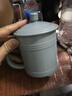苏氏陶瓷汝窑陶瓷茶杯带盖办公杯家用茶水杯开片可养喝茶杯礼盒装 实拍图