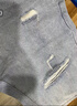 衣然呈品破洞牛仔短裤男宽松潮流外穿中裤潮牌马裤夏季薄款休闲五分裤子男 浅蓝色 XL 【建议130-150斤】 实拍图