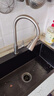 四季沐歌厨房水龙头系列304不锈钢万向360°旋转双水花冷热洗菜盆龙头 实拍图
