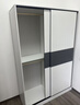浩玄简易推拉门衣柜家用卧室新款小户型出租房屋木质耐用柜子挂衣橱 月光白(长120cm主柜) 实拍图