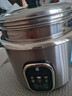 三角牌（Triangle）电饭煲 老式电饭锅304不锈钢0涂层内胆家用大容量煮饭锅带蒸笼家庭2-6人用蒸煮炖多功能一体 4L 升级智能款【0涂层304钢胆丨24小时预约】 实拍图