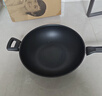 爱仕达不粘锅炒锅平底电磁炉炒菜锅无烟少油硬氧耐磨不沾炒菜锅 黑色 升级无油烟款 32cm 实拍图