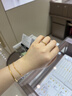 周生生足金侧身水波纹黄金手链  女款 生日礼物 09240B计价 17厘米 - 3.6克(含工费130元) 实拍图