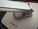 奥睿科（ORICO）笔记本电脑支架平板铝合金散热器360°旋转升降悬空托架桌面增高架适用苹果Mac华为联想-ST10银色 实拍图