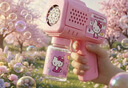 KUROMI三丽鸥HelloKitty泡泡机儿童手持电动泡泡枪 实拍图