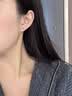 芯奢S999足银耳钉女士养耳洞防堵棒2025年新款爆款纯银耳饰睡觉免摘 主图4件套【999足银】店长主推 实拍图