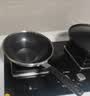 炊大皇炒锅304不锈钢有钛炒菜锅煎锅平底不粘炒锅32cm 可立可视盖不挑灶 实拍图