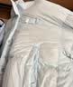 茵曼2025冬季女装新款快热纱泡芙无胆羽绒服立体绒包短款保暖外套 海蓝色 M 161-165cm /101-110斤 实拍图