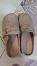 拉夏贝尔女鞋勃肯鞋女新款百搭外穿一脚蹬懒人平底包头鞋女-SLX133 沙色39 实拍图