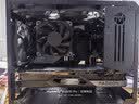 方糖机械大师  酷方 C28脉冲 兼容 MATX/ITX主板机箱  240水冷/仅支持SFX/L电源， 风冷散热/支持ATX14cm电源 月光银 官方标配 实拍图