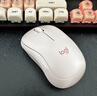 罗技（Logitech）M221 轻音鼠标 无线鼠标 办公鼠标 对称鼠标 带无线微型接收器 米白色 实拍图