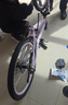 永久山地自行车成人山地车学生铝合金变速内走线男女士单车赛车26寸 辐条/浅紫色【加厚车座 舒适减震】 24寸【适合：140-170cm】 24速【定位变速器】 实拍图
