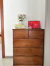冯派 实木斗柜五斗柜现卧室代简约客厅抽屉式收纳柜子储物柜 040-5菱形60*32*77cm 实拍图