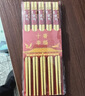 唐宗筷 天然竹筷子-招财猫10双装 家用酒店用 碳化竹筷餐具套装C1091 实拍图