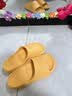 朴西香蕉船凉拖鞋女士浴室不易滑居家室内四季情侣拖鞋男 黄色 37-38 实拍图