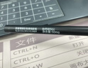 悠宜（unny club）酷感彩色眼线胶笔0.06g N01酷感黑（显色椭圆形扁头款送女友男女 实拍图