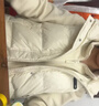 鸭鸭（YAYA）羽绒马甲女外穿秋冬新款情侣男女同款连帽马夹背心羽绒服外套 米白色 M /160(建议100-115斤) 实拍图
