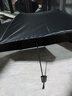 雨伞手动遮阳伞三折折叠黑胶防晒遮阳晴雨两用伞 【手动8骨】黑色UV 实拍图