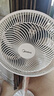 美的（Midea）电风扇 家用七叶立式落地扇宿舍卧室轻音节能摇头桌面小风扇大风力空气循环风扇 SAF30AC 实拍图
