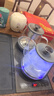 FUNORK全自动上水电热水壶 茶台烧水壶家用办公一体机茶桌茶几嵌入式茶具电茶炉套装 RY-10钛灰色蒸茶款 实拍图