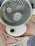 夏普小风铃空气循环扇电风扇家用小型风扇桌面台式静轻音99档风速抑菌大风量一级能效PJ-CA230A-C 实拍图
