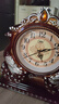 康巴丝（Compas）挂钟古典欧式座钟2025款复古客厅装饰台钟创意卧室床头时钟石英钟 3019炫栗 实拍图