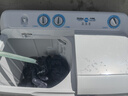 海尔（Haier）半自动双桶双缸洗衣机 12KG大容量  强力去污洗大件 一级能效家电国家补贴以旧换新 XPB120-81D2 实拍图