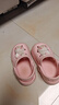 牧童儿童拖鞋夏男宝宝洞洞鞋软底女童卡通洗澡婴幼儿家居鞋萌兔粉160 实拍图