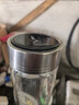 富光双层玻璃杯 高硼硅玻璃泡茶杯子 茶水分离杯 带茶隔商务水杯男士 实拍图