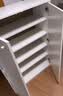 宜家（IKEA）KLEPPSTAD克勒普斯塔简约鞋柜家用入户玄关柜进门收纳柜 白色鞋柜80x117cm，组装 实拍图