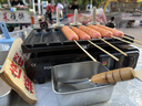京严【严选品质】烤肠机商用淀粉肠摆摊家用黄金脆皮热狗机网红夜市烤香肠模具机器卡式炉烤肠盘全套燃 品质两用出摊【烤肠盘8管+两用卡式炉+收纳盒】 【一次可做8根】满油自动过滤 实拍图