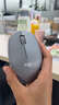 罗技（Logitech）M330 轻音鼠标 无线鼠标 办公鼠标 右手鼠标 带无线微型接收器 灰色 实拍图