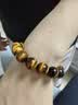 石玥珠宝收藏级12mm天然黄虎眼石手串虎睛石转运珠手链男女士款礼物 实拍图