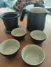 几物森林茶具套装旅行茶具快客杯户外单人便携式功夫茶具陶瓷茶杯送礼6件 实拍图