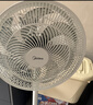 美的（Midea）【品质推荐】七叶轻音柔风电风扇/家用省电落地扇/台式电扇/广角摇头节能宿舍小型风扇 SAE35CA 实拍图