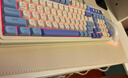 狼蛛（AULA）S99无线蓝牙有线三模键盘机械手感 游戏电竞专用 99键 RGB背光拼色静音键盘鼠标套装mac电脑键盘 S99烟雨蓝【三模/RGB】+RGB无线鼠标 实拍图