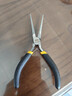 得力（deli）沾塑柄迷你针嘴钳高碳钢针型尖嘴钳长嘴钳电子钳6英寸  实拍图