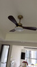 雷士（NVC）风扇灯 新中式吊扇灯中古风 餐厅客厅高显指吊灯遥控一级能效省电 似锦3叶/42寸36W全光谱/遥控款 实拍图