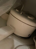 美的（Midea）电煮锅 小电锅 不锈钢0涂层电热锅 宿舍小锅多功能锅 1.6L学生寝室一体泡面小火锅XZC2017G 配蒸笼 实拍图