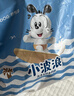巴布豆（BOBDOG）小波浪薄柔亲肤纸尿裤S104片(3-4.5kg)新生儿婴儿尿不湿 实拍图