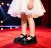 迪士尼儿童鞋子女童表演皮鞋春季艾莎新款洋气蝴蝶结公主鞋软底时尚单鞋 黑色【夏季单鞋】 28 码/内长17.8cm适合脚长17.3cm 晒单实拍图