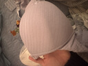 童颜哺乳内衣春夏孕妇文胸双开扣无钢圈聚拢怀孕期喂奶胸罩 蓝灰色80B 实拍图