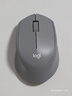 罗技（Logitech）M330 轻音鼠标 无线鼠标 办公鼠标 右手鼠标 带无线微型接收器 灰色 实拍图